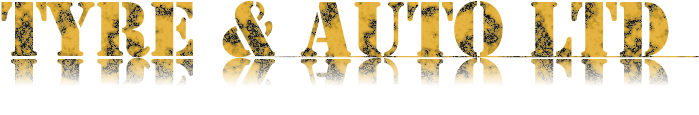 Tyre and Auto text banner